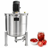 Équipement de mélange de qualité alimentaire 304, réservoir de mélange en acier inoxydable pour jus, boissons, lait, sirop, liquides, machine de mélange et de stockage