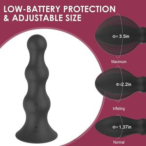 Masseur <span class=keywords><strong>anal</strong></span> gonflable pour la prostate et le point G, vibrateur, énorme expansion, jouet sexuel pour hommes et femmes, masturbation, <span class=keywords><strong>orgasme</strong></span> - Product Image 3