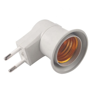 Đế Đèn E27 Đèn LED Nam Ổ Cắm Sang EU Loại Cắm Bộ Chuyển Đổi Bộ Chuyển Đổi Cho Người Giữ Bóng Đèn Với Nút Bật/Tắt - Product Image 3