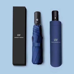 Paraguas Plegable Portátil Personalizado con Logotipo UV, Resistente al Viento, Mini, para Regalos Corporativos con Marca Impresa - Product Image 3