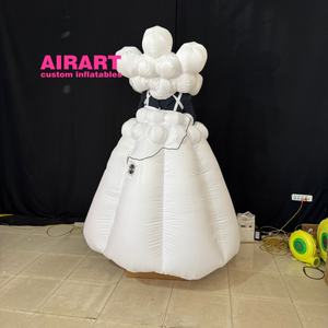 Disfraz Inflable de Flor Noble para Bailar, Disfraz de Falda de Flor Inflable para Actividades de Desfile y Fiesta - Product Image 5