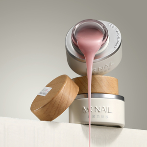 MRNAIL Nude Color Strukturelles UV-<span class=keywords><strong>Gel</strong></span> Nagel verlängerung Schnellt rockn endes Gelee-<span class=keywords><strong>Gel</strong></span> für Nagels tudios - Product Image 1
