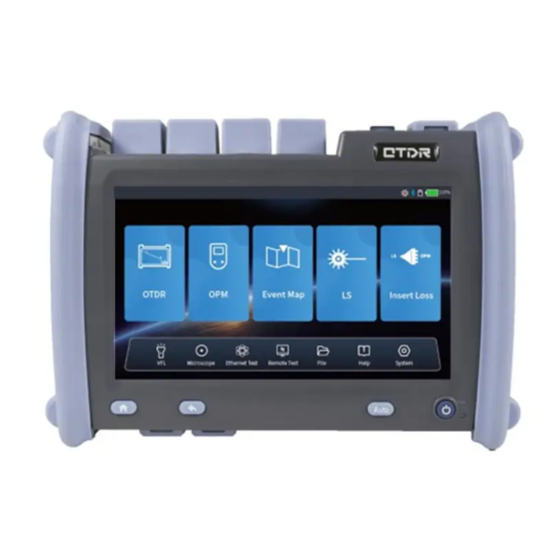 Onefind 7 pollici touch screen multi-funzioni OTDR simile a Yokogawa EXFO iOLM Map cinese prezzo economico OTDR