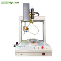 Machine de distribution automatique de colle, robot de colle de bureau pour PCB, robot de colle thermofusible LCD