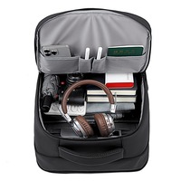 Sac à dos Oxford unisexe tendance pour les loisirs, les voyages d'affaires et les activités de plein air, grande capacité, USB, étanche, extensible, sac pour ordinateur portable pour étudiants