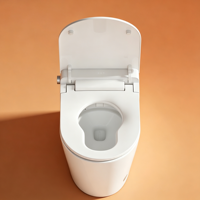 Meilleures ventes : WC intelligent électrique sans réservoir pour salle de bain, avec fonction de chasse automatique et capteur au pied