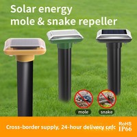 Appareil répulsif solaire ultrasonique étanche contre les rongeurs et les moustiques pour l'extérieur