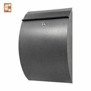Outdoor Free standing letter box Key locking mailbox galvanized steel wall mounted post box