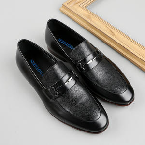 Chaussures habillées en cuir véritable sur mesure pour hommes, de haute qualité, à enfiler, à bout pointu, pour mariage et affaires, en cuir de vachette véritable, antidérapantes et respirantes - Product Image 5