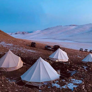 In Offerta Grande Tenda a Campana di Lusso Mongola in Tela da 3M 4M 5M 6M per 5 Persone per <span class=keywords><strong>Glamping</strong></span> e Campeggio in Vendita - Product Image 2