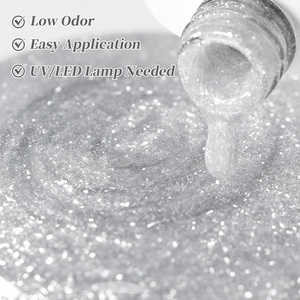 BORN PRETTY 10ml Vernis Gel Effet Œil de Chat Paillettes Métallisées Couleur Translucide Super Scintillant UV Gel Pailleté pour Ongles - Product Image 6