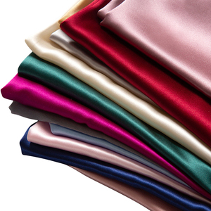 <strong>Wholesale</strong> 19mm <strong>Silk</strong> Satin <strong>Charmeuse</strong> Pure Mulberry <strong>Silk</strong> Satin Solid Color - Product Image 2