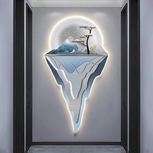 Pintura Decorativa de Entrada, Pintura con Luz LED, Mural para Pasillo, Paisaje Tridimensional, Naturaleza Muerta - Product Image 2