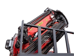 Venta de Fábrica: Camión Grúa Shacman Howo 8*4 Más Vendido, Grúa Hidráulica de Brazo Recto de 20 Toneladas, Motor y Caja de Cambios de Alta Capacidad - Product Image 6