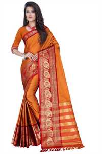 Sari de Seda Banarasi de Moda con Blusa, Multicolor, Último Diseño, Ropa de Fiesta para Mujer India, Precio Bajo, Venta al por Mayor en Surat - Product Image 5