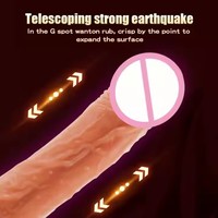 16cm Einführbarer Ferngesteuerter Realistischer Dildo für Frauen Weicher Heizender Vibrations-Dildo für Weibliche Masturbation Sexspielzeug