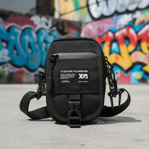 Borsa a Tracolla Colorata in Poliestere per Uomo, Stile Hip-hop, per Sport all'Aperto - Product Image 1