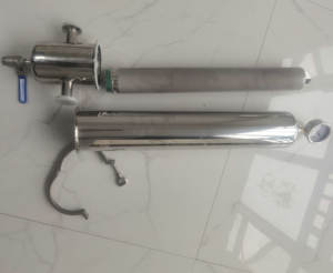 Sanitaire Voedingskwaliteit Triclamp Type Luchtstoom Roestvrijstalen Filterbuis Zeef Met Gesinterde 0.2 Um Cartridge - Product Image 4