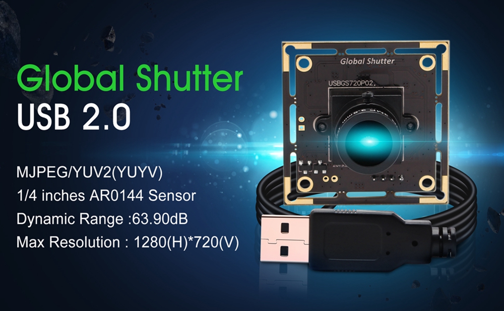 ELP 720P 60fpsカラーUSBウェブカメラ高速1MP HD CMOSミニグローバル