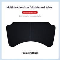 Table pliante multifonctionnelle pour voiture, support de volant, bureau d'ordinateur, bureau d'écriture, table à manger rotative