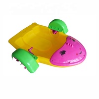 Nouveau bateau à pagaies pour enfants, mini bateau en plastique certifié CE, logo personnalisé pour piscine, parc d'attractions, location en station balnéaire