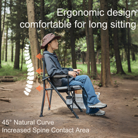 Chaise de camping pliable en nylon haute résistance à la déchirure, cadre stable, siège large, chaise de plage, de pêche ou de jardin