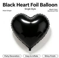 Nouvel ensemble de ballons en forme de cœur à imprimé léopard de 18 pouces pour les mariages, les fêtes de la Saint-Valentin, ballons décoratifs en gros