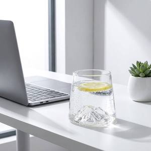 <span class=keywords><strong>Bicchiere</strong></span> in <span class=keywords><strong>Vetro</strong></span> Borosilicato a Forma di Montagna, Design Creativo, per Whisky, Succhi e Caffè, Modello Monte Fuji - Product Image 3