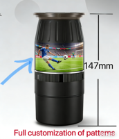 Machine à expresso portable, mini machine à café OEM, souvenirs de la Coupe du Monde de football pour le bureau, la voiture, les voyages, le camping, compatible avec plus de capsules
