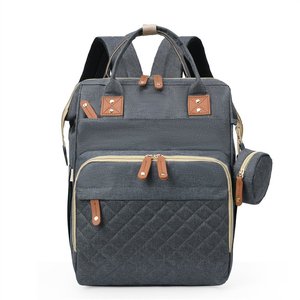 Sac à dos à langer multifonctionnel Lvteng ZWX B28 en tissu Oxford de haute qualité, durable, avec fermeture éclair, grande capacité, idéal pour les voyages - Product Image 1