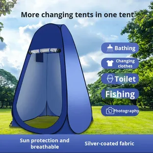Di Động Ngoài Trời Cắm Trại Nhà Vệ Sinh Thay Đổi Lều Với Tự Động Tắm Tắm Tính Năng Không Thấm Nước Cách Ly Quần Áo Lều Cho Câu Cá - Product Image 2