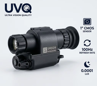 Caméra monoculaire numérique de vision nocturne portable avec écran OLED, enregistrement vidéo, capteur 1 pouce 100 Hz pour patrouille de sécurité UVQ G14