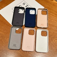 Coque de Téléphone Mobile de Luxe DIY avec Écran d'Encre Électronique NFC Intelligent et Plus Coloré pour iPhone 13 14 15 16 Pro Max en Verre et PC