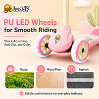 Vélo d'équilibre pour bébé Luddy Wholesale OEM B.Duck, 1,6 kg, léger, jouet à roulettes pour tout-petits, 4 roues, cadeau de premier anniversaire, âge 1-3 ans