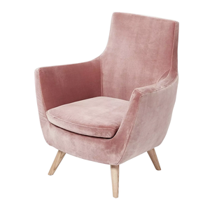 <span class=keywords><strong>Fauteuil</strong></span> d'appoint moderne en coton rembourré avec pieds en bois pour salon, salle à manger et usage extérieur – Vente en gros - Product Image 1