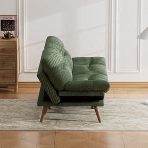 Sofá de diseño de fábrica Huicheng verde púrpura portátil clic <span class=keywords><strong>Clack</strong></span> 2 L forma sofá <span class=keywords><strong>cama</strong></span> de esquina de dos plazas para Arartment - Product Image 5