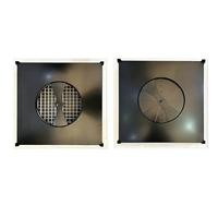 Grille d'aération murale de retour d'air, type nid d'abeille, diffuseur carré en aluminium détachable