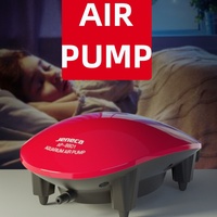 Pompe à air pour aquarium silencieuse 34 dB, haute pression, sortie unique, pompe à oxygène avec pieds anti-vibrations pour aquarium