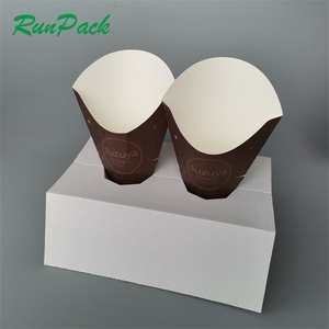 Cajas de Papel para Crepas de Burbuja con Logotipo Personalizado, Soporte para Conos, Envases para <span class=keywords><strong>Churros</strong></span>, Cajas de Embalaje de Papel Recubierto de Cera, 15-20 Días RX - Product Image 6