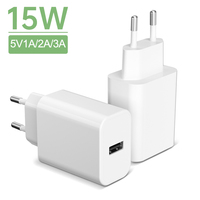 Chargeur USB-A portable avec prise US EU, certifié CE FCC, chargeur mural universel pour téléphone, montre connectée