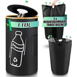 Collection de bouteilles de dépôt, conteneur de dépôt de collecteur de bouteille étanche, conteneur de collecte vide pliable pour bouteilles - Product Image 1