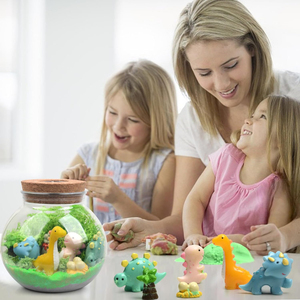 Juguete educativo de ciencia al por mayor, Kit de manualidades de mini Dino Glow para niños, Kit de manualidades DIY con arena mágica - Product Image 2