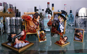 Nuevo marco <span class=keywords><strong>de</strong></span> fotos 3D adorno hecho a mano creativo Anime nevera pegatina Luffy Ace <span class=keywords><strong>Zoro</strong></span> Sanji modelo juguete Vegeta son Goku <span class=keywords><strong>figura</strong></span> - Product Image 3