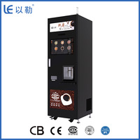 Machine à café expresso avec refroidisseur/5 réservoirs/refroidisseur/accepteur de pièces/accepteur de billets/lecteur de cartes