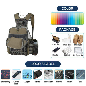 Gilet da Caccia Mydays Leggero e Traspirante per Caccia agli Uccelli con Cinghie Regolabili per Petto e Vita e Portabottiglie - Product Image 1