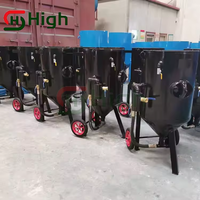 Portable pneumatique sans poussière eau sablage Machine dissolvant respectueux de l'environnement haute pression sablage en gros