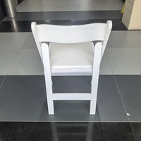 Offres Spéciales pas cher de haute qualité en bois massif blanc Wimbledon chaise chaise pliante en bois