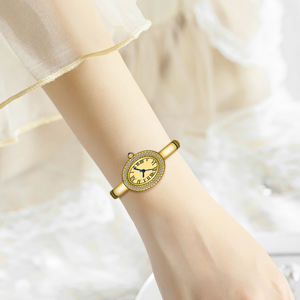 Relojes de pulsera Vintage Old Money para mujer, reloj de cuarzo con movimiento japonés de alta calidad, reloj de diamantes Moissanite barato al por mayor - Product Image 5