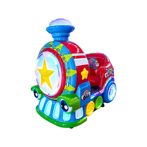 Train à monnayeur pour enfants, voiture à bascule commerciale en fibre <span class=keywords><strong>de</strong></span> verre avec écran HD et <span class=keywords><strong>volant</strong></span> pour centre commercial et parc d'attractions - Product Image 3