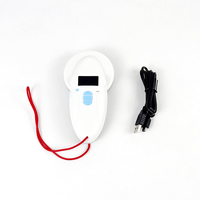 Lector de Chip para Mascotas, Dispositivo de Identificación de Perro y Gato, Lector de Microchip de 134,2 KHz, HDX EMID de Animal, HDX y EMID de 1 a 2, 2, 2